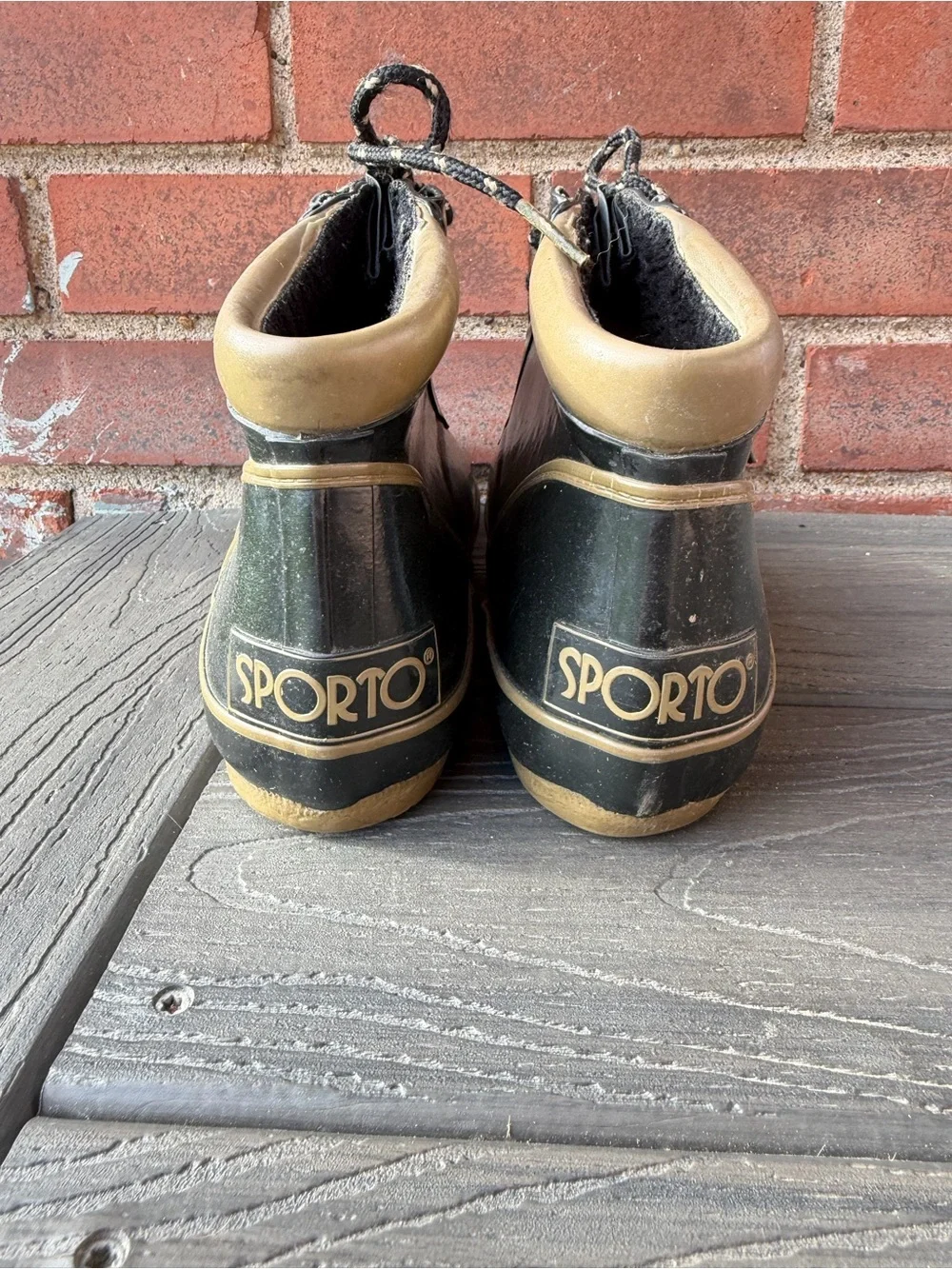 Vintage Sporto Thermalite Duck Boots Winter Snow Boots Waterproof